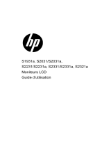 HP S1931A Le manuel du propriétaire