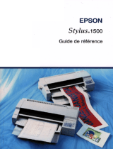 Epson Stylus 1500 Le manuel du propriétaire