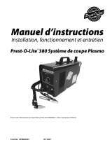 Prest-O-Lite Prest-O-Lite® 380 Plasma Cutter Manuel utilisateur