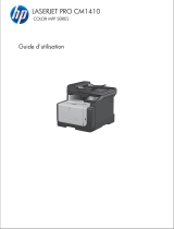 HP LaserJet Pro CM1415 Color Multifunction Printer series Le manuel du propriétaire