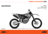 KTM 250 XC-F Le manuel du propriétaire