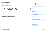 ONKYO TX-NR818 Le manuel du propriétaire