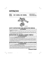Hitachi DS 14DBL Manuel utilisateur