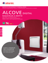 Atlantic Alcove digital sept 2012 août 2015 Installation and User Manual