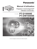 Panasonic PT-DW10000E Le manuel du propriétaire