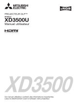 Mitsubishi XD3500U Le manuel du propriétaire