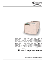 KYOCERA FS3800 Le manuel du propriétaire