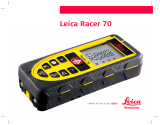 Leica RACER 70 Le manuel du propriétaire
