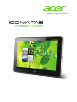 Acer Iconia Tab A700 Manuel utilisateur