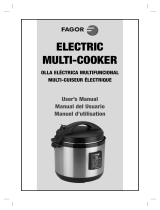 Fagor Electric Multi-Cooker Le manuel du propriétaire