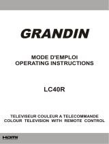 Grandin LCV32R Operating Instructions Manual