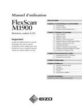 Eizo FlexScan M1900 Le manuel du propriétaire