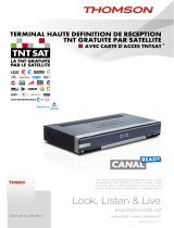 Thomson THS800 TNTSAT Le manuel du propriétaire