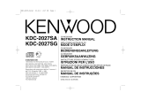 Kenwood KDC-2027SA Manuel utilisateur