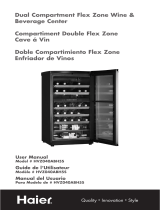 Haier HVZ040ABH5S - Dual-Zone Wine Cooler Manuel utilisateur