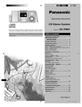Panasonic SCPM21 Le manuel du propriétaire