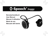 B-Speech Joggy Manuel utilisateur