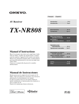 ONKYO TX-NR808 Le manuel du propriétaire