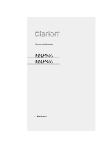 Clarion MAP560 Le manuel du propriétaire