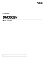 NEC UM352Wi (Multi-Pen) Le manuel du propriétaire