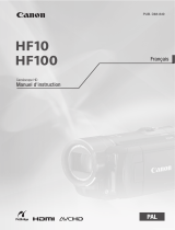 Canon HF100 Le manuel du propriétaire