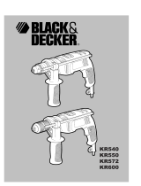 Black & Decker KR550 Manuel utilisateur
