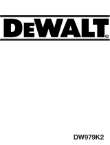 DeWalt DW979 Manuel utilisateur