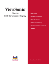 ViewSonic CD4233 Le manuel du propriétaire