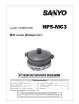 Sanyo HPS-MC3 Le manuel du propriétaire