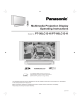 Panasonic PT50LC13K Mode d'emploi