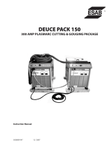 ESAB Deuce Pack 150 300 AMP Plasmarc Cutting & Gouging Package Manuel utilisateur