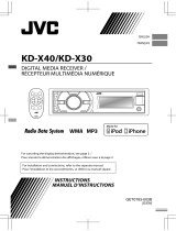 JVC KD-X30 Le manuel du propriétaire