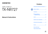ONKYO TX-NR727S Le manuel du propriétaire