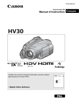 Canon HV30 Le manuel du propriétaire