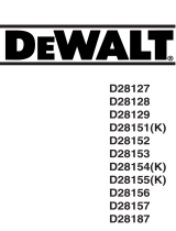 DeWalt D28187 Manuel utilisateur