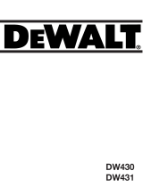 DeWalt DW431 Le manuel du propriétaire