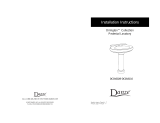 Danze DC018110WH Guide d'installation