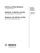 Bosch HDZIT301(00) Guide d'installation