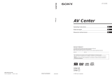 Sony XAV-A1 - Av Center Manuel utilisateur