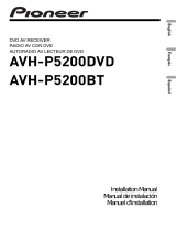 Pioneer AVH-P5200BT Guide d'installation