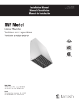 Fantech RVF 8XL Guide d'installation
