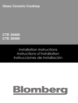 Blomberg CTE 36500 Guide d'installation