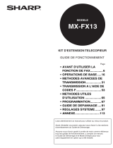 Sharp MX-FX13 Le manuel du propriétaire