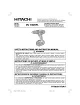 Hitachi DV 18DBFL Manuel utilisateur