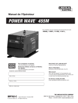 Lincoln Electric Power Wave 455M Mode d'emploi