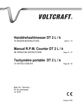 VOLTCRAFT DT 2 L / k Operating Instructions Manual