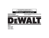 DeWalt DW074 Manuel utilisateur