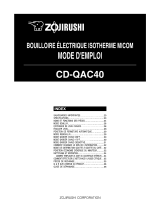 Zojirushi CD-QAC40 Le manuel du propriétaire