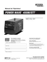 Lincoln Electric Power Wave 455M/STT Mode d'emploi