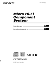Sony CMT-M100MD Mode d'emploi